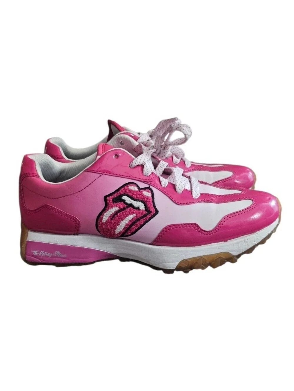 Rolling Stones Mark Nason Pink Skechers SZ 6